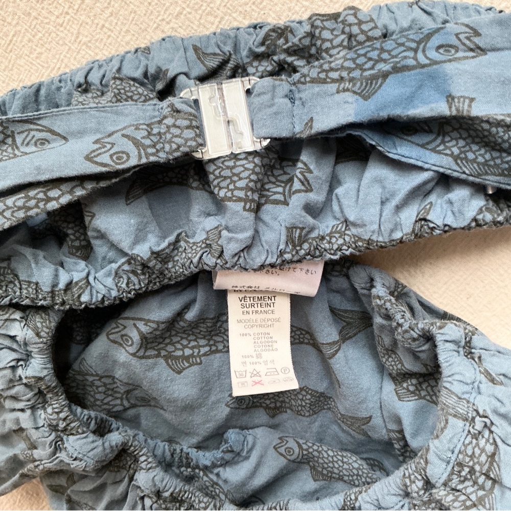 Bonton 6Y Fish Pattern Bikini - Picture 3 of 5